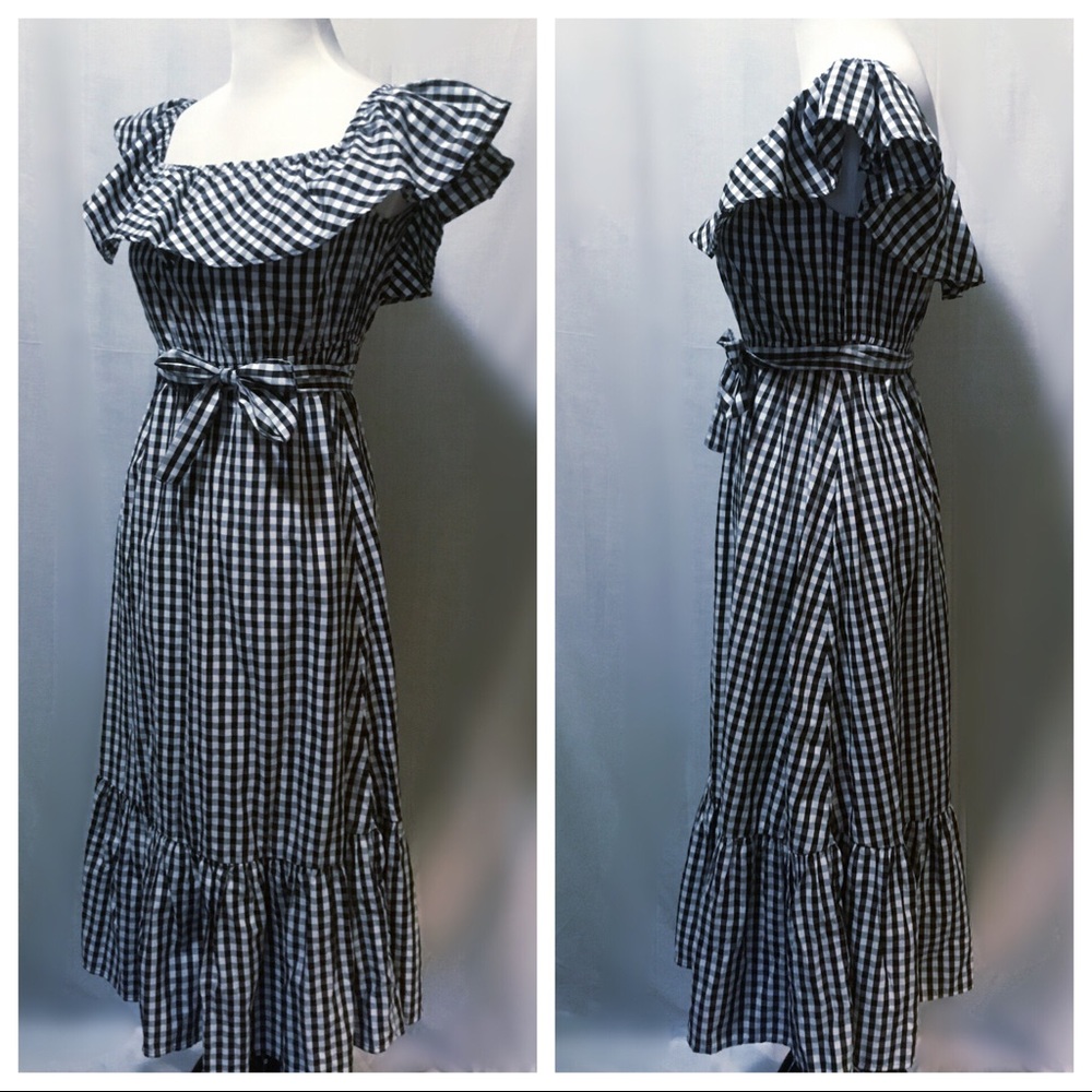 NWT ~ Grace Elements Gingham Dress - Size XS (0-2) - Picture 2 of 3